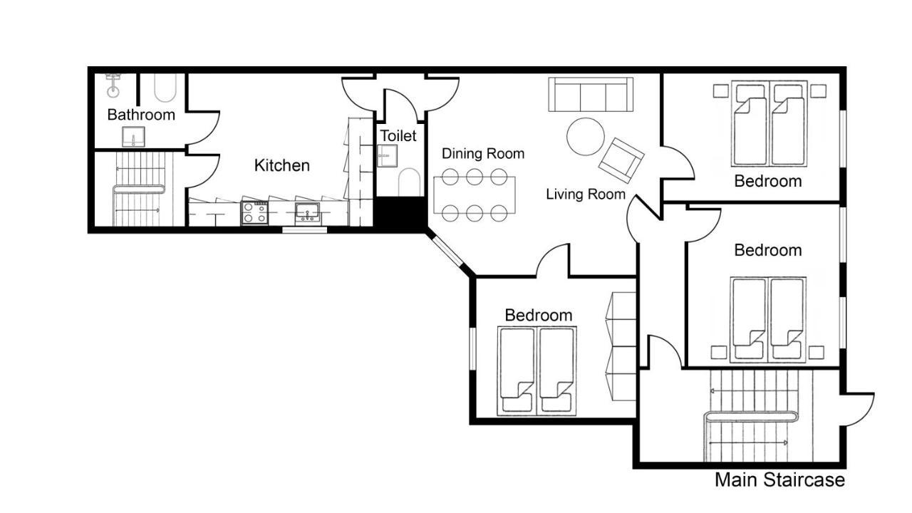Xl Flat W 3 Bedrooms By Kings Garden In Cph City Copenhague Exterior foto