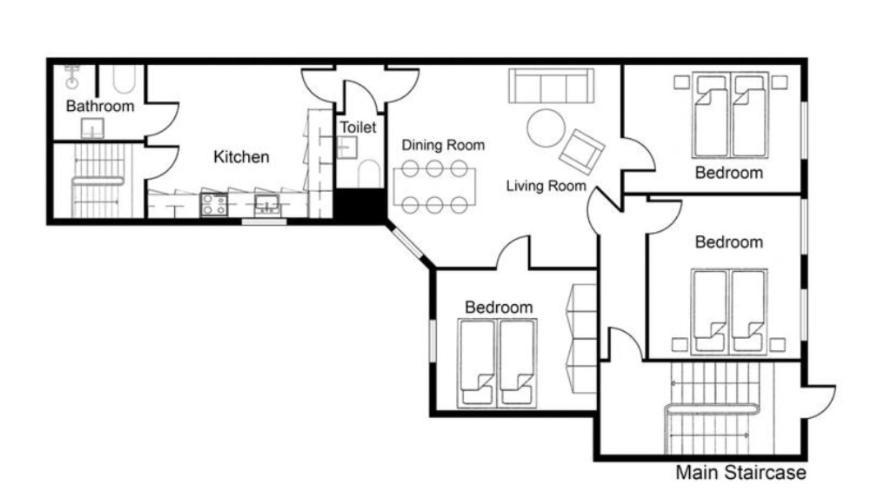Xl Flat W 3 Bedrooms By Kings Garden In Cph City Copenhague Exterior foto